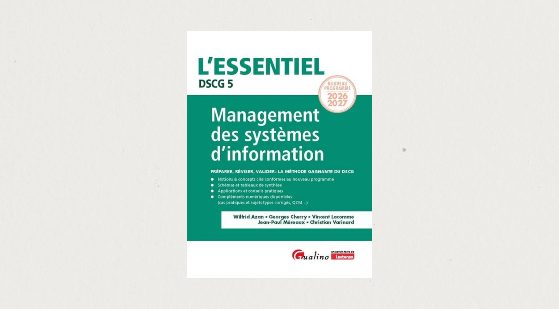 Illustration de l'article L'essentiel DSCG 5 - Management des systèmes d'information - 2026/2027